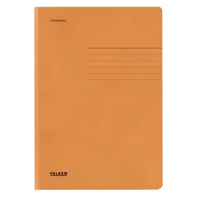 Falken Jurismappe 80001472 DIN A4 3 Klappen Karton orange Falken Jurismappe 80001472 DIN A4 3 Klappen Karton orange