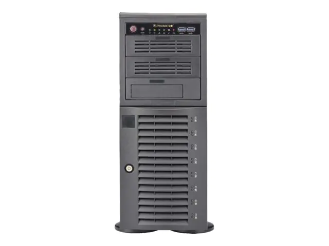 Supermicro SuperServer 7049A-T - Server - Tower - 4U - zweiweg - keine CPU - RAM 0 GB - SATA - Hot-Swap 8.9 cm (3.5") SYS-7049A-T