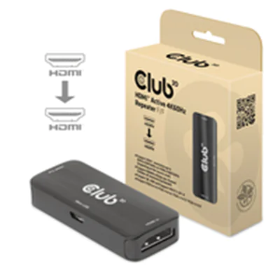 Club 3D - Repeater - HDMI - 19 pin HDMI Type A (female) / 19 pin HDMI Type A (female) - bis zu 5 m Club 3D - Repeater - HDMI - 19 pin HDMI Type A (female) / 19 pin HDMI Type A (female) - bis zu 5 m