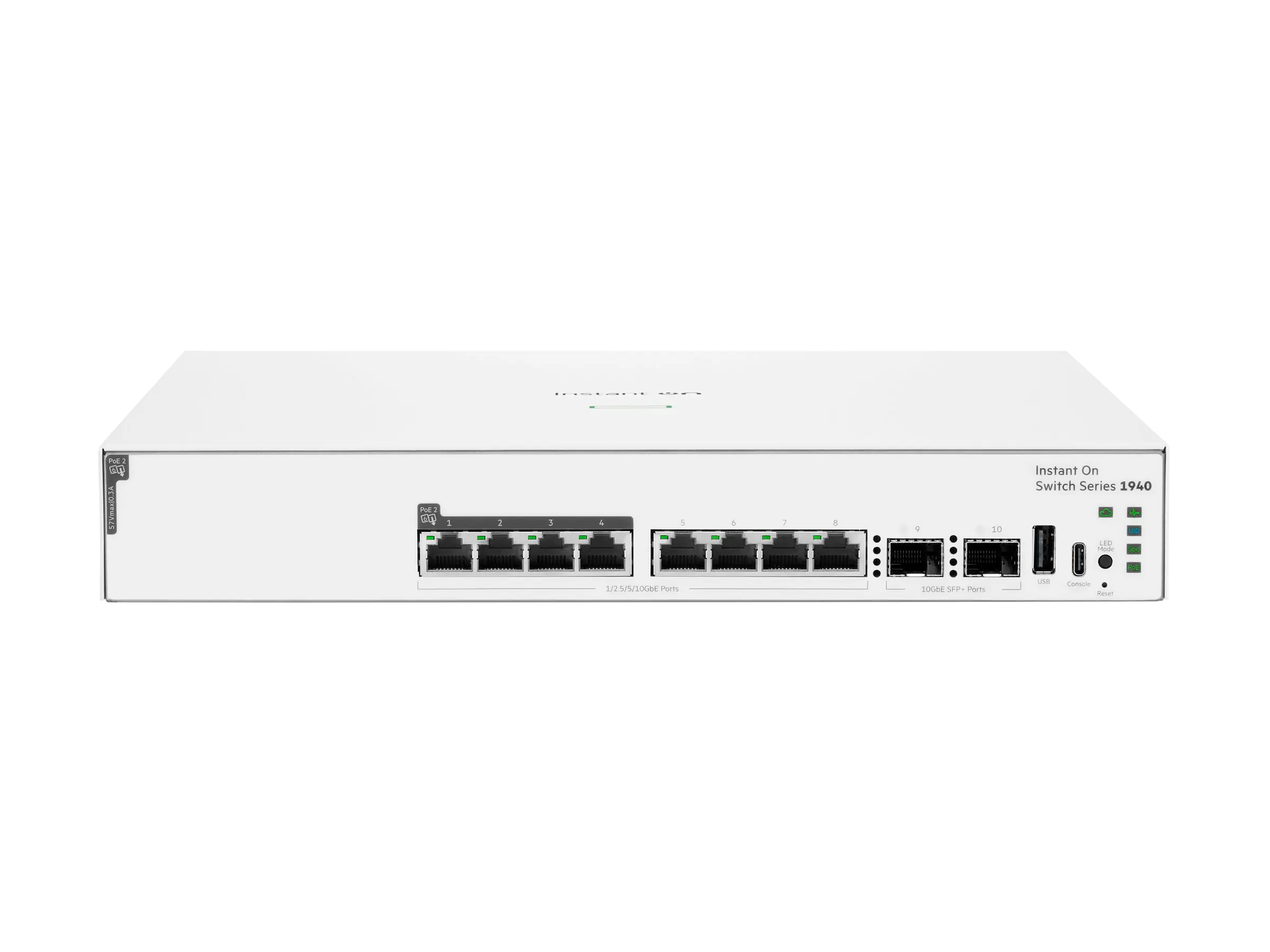 HPE Networking Instant On Switch 24p Gigabit 4p SFP+ 1940, Managed, L2, Gigabit Ethernet (10/100/1000), Rack-Einbau S4A30A