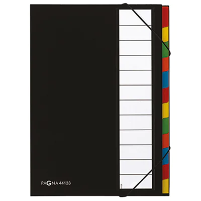 PAGNA Ordnungsmappe Deskorganizer 44133-04 DIN A4 12Fächer schwarz PAGNA Ordnungsmappe Deskorganizer 44133-04 DIN A4 12Fächer schwarz