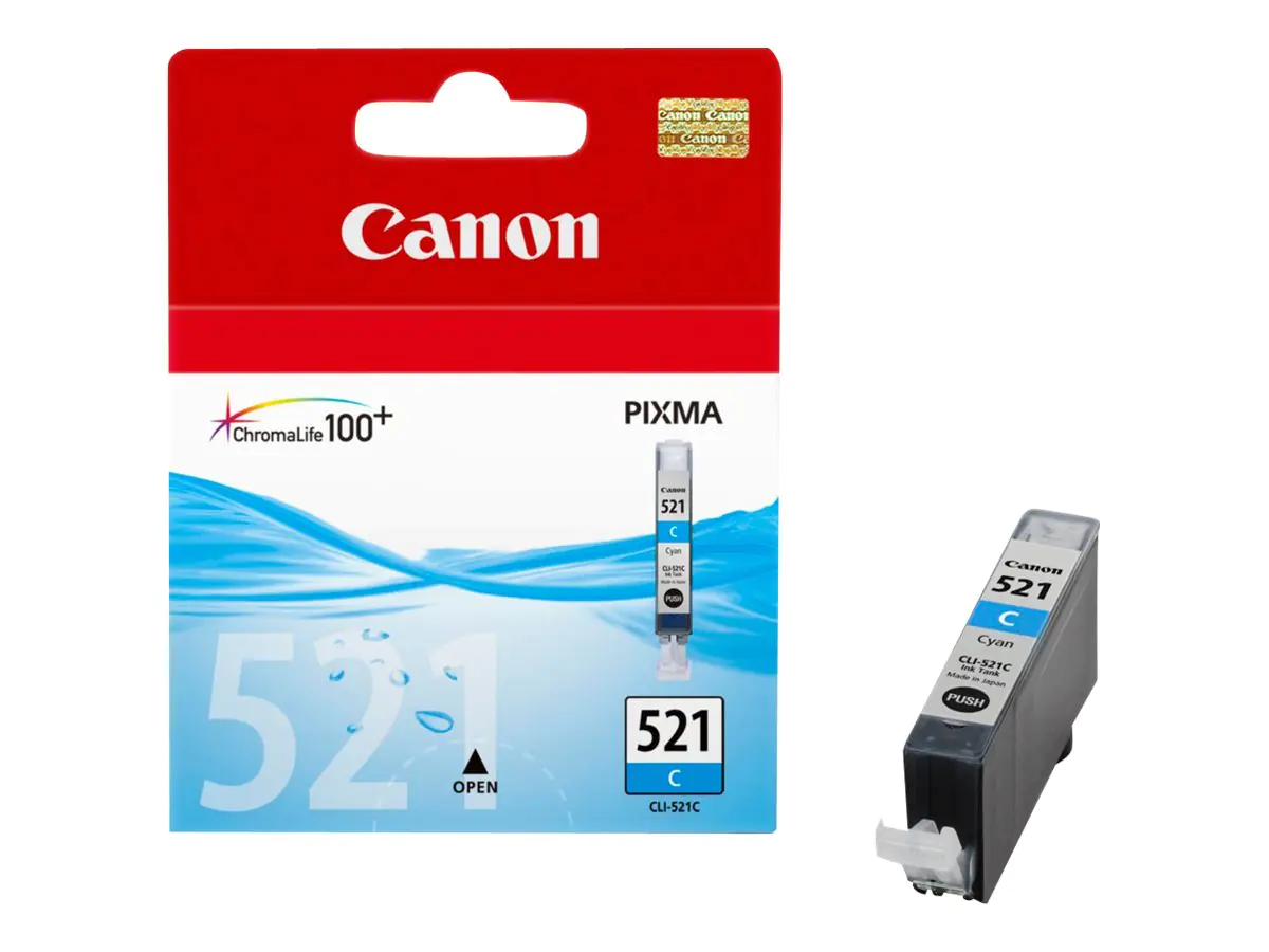 Canon CLI-521 Multipack - Gelb, Cyan, Magenta 2934B010