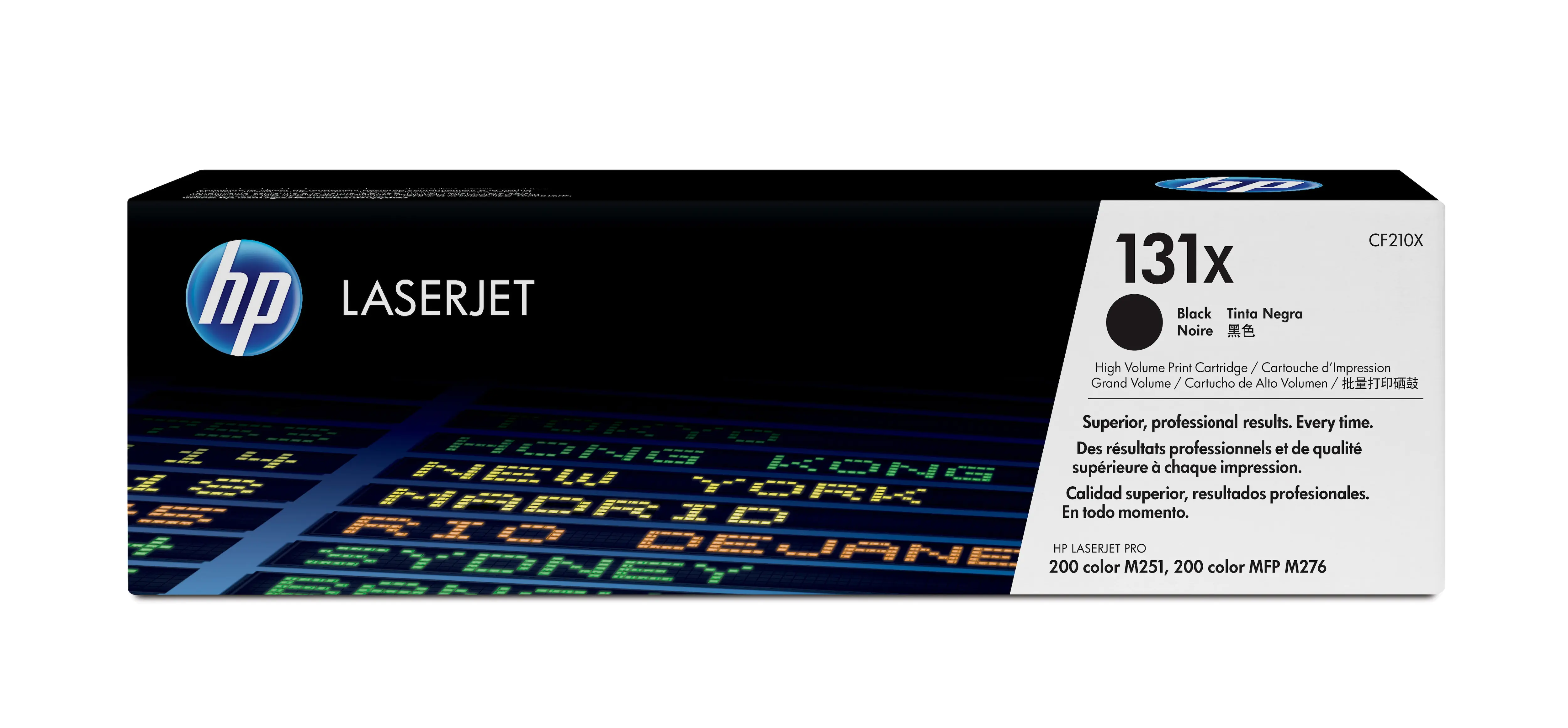 HP 131x - Hohe Ergiebigkeit - Schwarz - original - LaserJet - Tonerpatrone (CF210X) - für LaserJet Pro 200 M251n, 200 M251nw, 200 M276nw, MFP M276n, MFP M276nw HP 131x - Hohe Ergiebigkeit - Schwarz - original - LaserJet - Tonerpatrone (CF210X) - für LaserJet Pro 200 M251n, 200 M251nw, 200 M276nw, MFP M276n, MFP M276nw