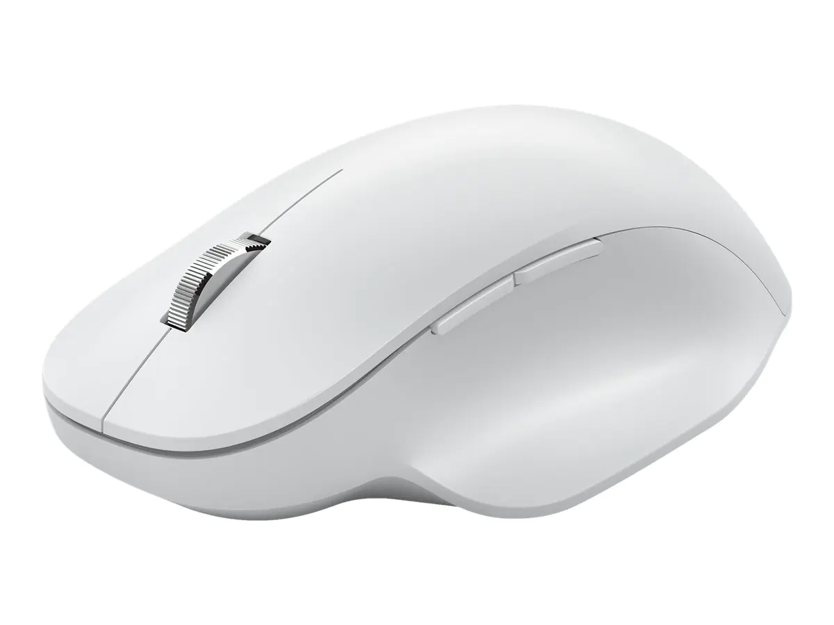 Microsoft Bluetooth Ergonomic Mouse - Maus - ergonomisch - optisch - 5 Tasten - kabellos - Bluetooth 5.0 LE - Glacier