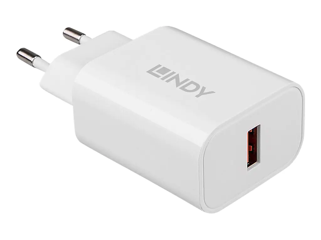 Lindy - Netzteil - 18 Watt - 3 A (USB) - weiß Lindy - Netzteil - 18 Watt - 3 A (USB) - weiß