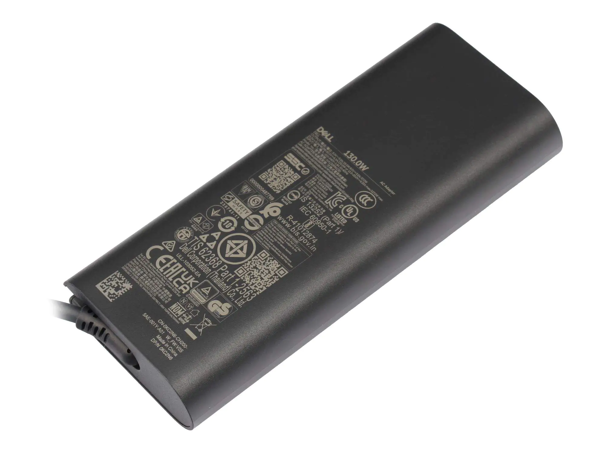 Dell 3-Prong USB-C AC Adapter - Netzteil - 130 Watt - Europa