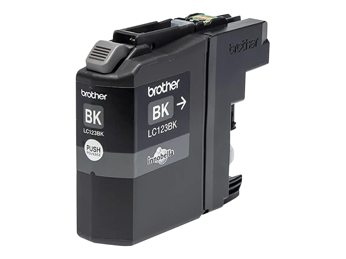 Brother LC123BK - Hohe Ergiebigkeit - Schwarz - Original - Tintenpatrone - für Brother DCP-J100, J105, J132, J152, J552, J752, MFC-J245, J470, J650, J6520, J6720, J6920