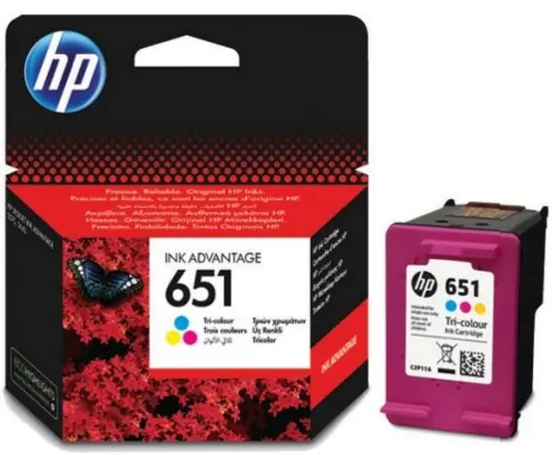 HP 651 - Farbe (Cyan, Magenta, Gelb) - original - Ink Advantage - Tintenpatrone - für ENVY 5640, 5660, 7640; Officejet 5740, 8040 with Neat