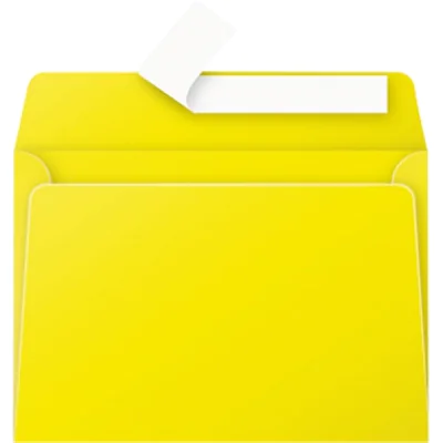 Clairefontaine Briefumschlag Pollen 5566C C6 sonne 20 St./Pack.