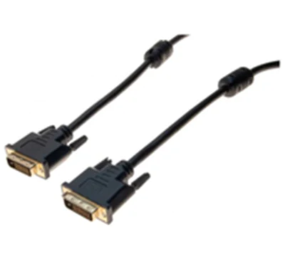 exertis Connect - DVI-Kabel - Dual Link - DVI-D (M) zu DVI-D (M) - 5 m - Daumenschrauben - Schwarz exertis Connect - DVI-Kabel - Dual Link - DVI-D (M) zu DVI-D (M) - 5 m - Daumenschrauben - Schwarz