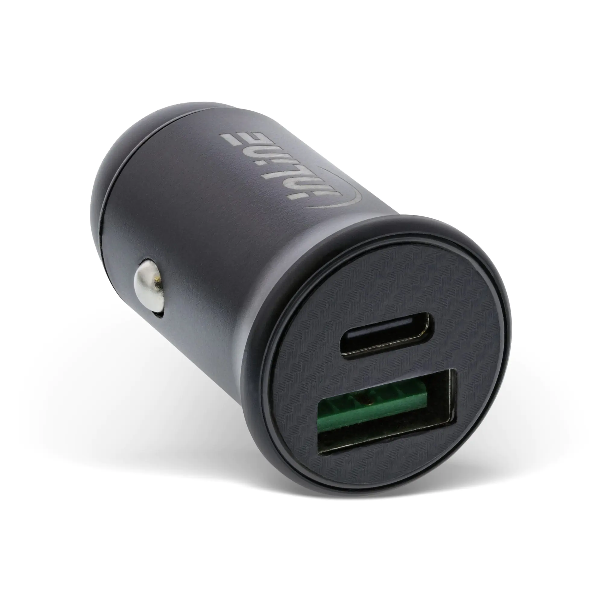 InLine USB KFZ Stromadapter PD - 12/24V USB-A + USB-C - max. 60W - schwarz 31502B