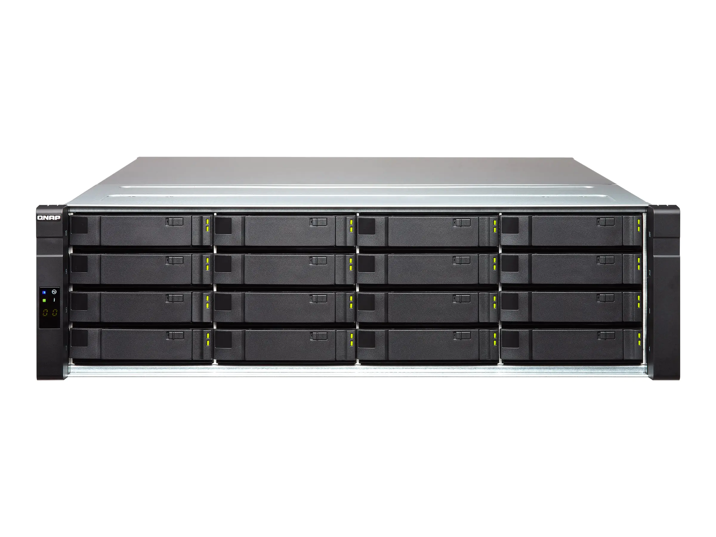 QNAP EJ1600 v2 - Speichergehäuse - 16 Schächte (SAS-3) - Rack - einbaufähig - 3U