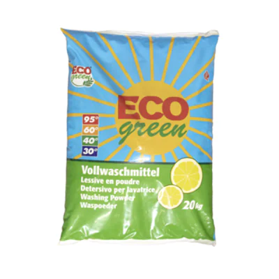 Eco green Waschmittel 20 kg/Pack. Eco green Waschmittel 20 kg/Pack.