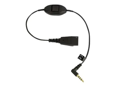 Jabra - Headset-Kabel - Quick Disconnect (M) bis Stereo Mini-Klinkenstecker (M) - 30 cm Jabra - Headset-Kabel - Quick Disconnect (M) bis Stereo Mini-Klinkenstecker (M) - 30 cm