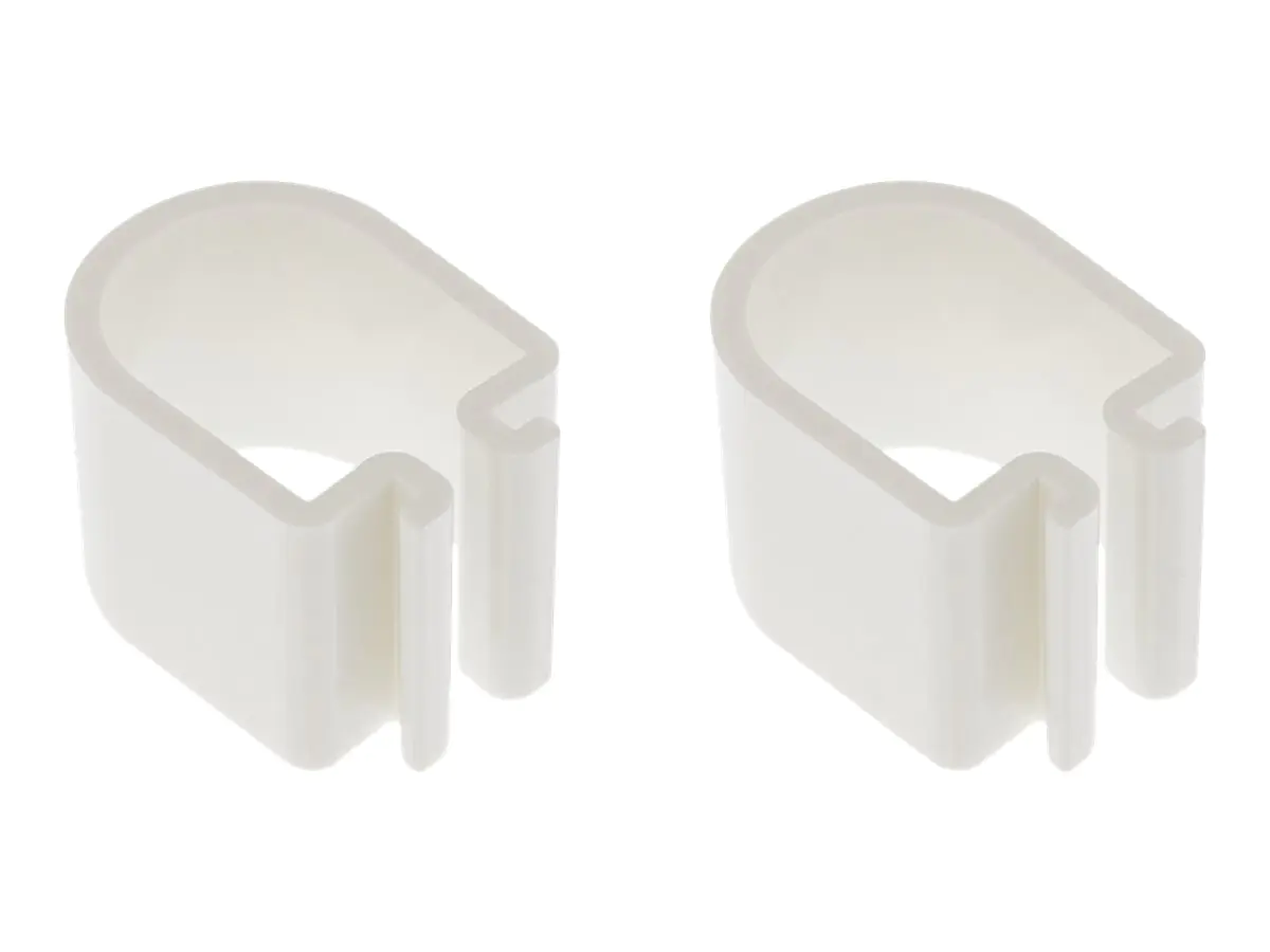 InLine Slatwall - Kabelhalter - Tisch montierbar (Packung mit 2)