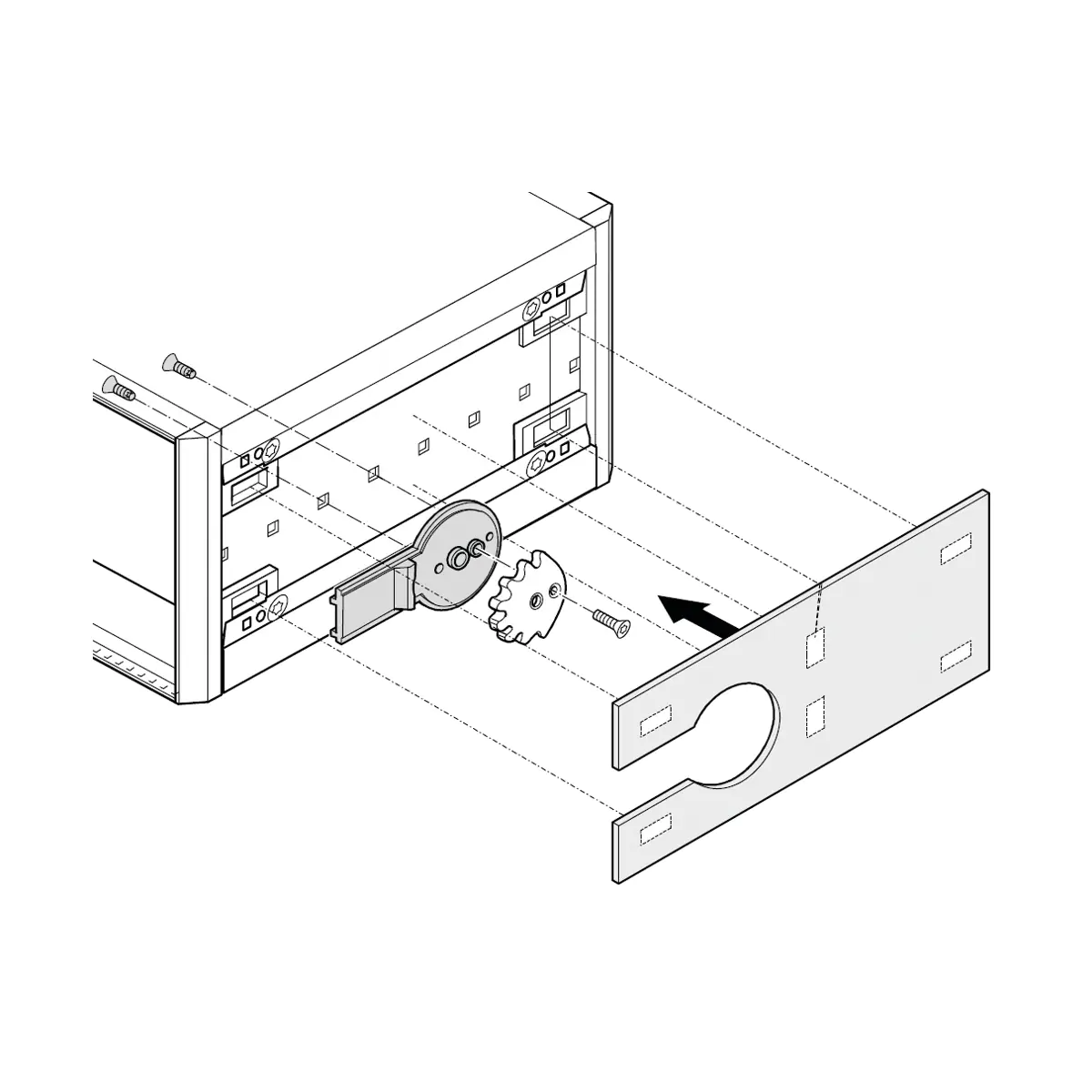 SCHROFF BEF. BUEGELGRIFF 355T - Rack-Zubehör