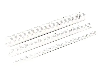 Fellowes Plastikbinderücken COMB 5347005 16mm weiß 100 St./Pack.