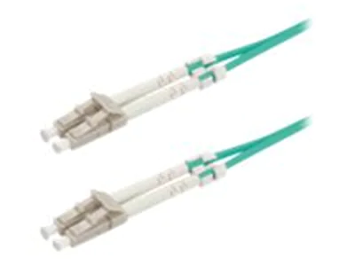 Roline LWL - Patch-Kabel - LC Multi-Mode (M) zu LC Multi-Mode (M) - 3 m - Glasfaser - Duplex - 50/125 Mikrometer - OM3 - halogenfrei - Türkis