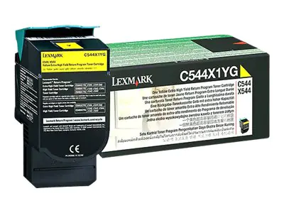 Lexmark - Besonders hohe Ergiebigkeit - Gelb - Original - Tonerpatrone LCCP, LRP - für Lexmark C544, C546, X544, X546, X548