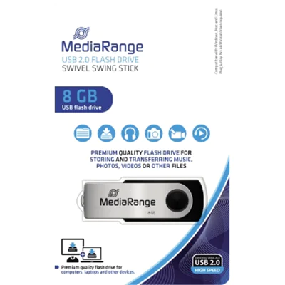MediaRange USB Flexi-Drive - USB-Flash-Laufwerk - 8 GB - USB 2.0