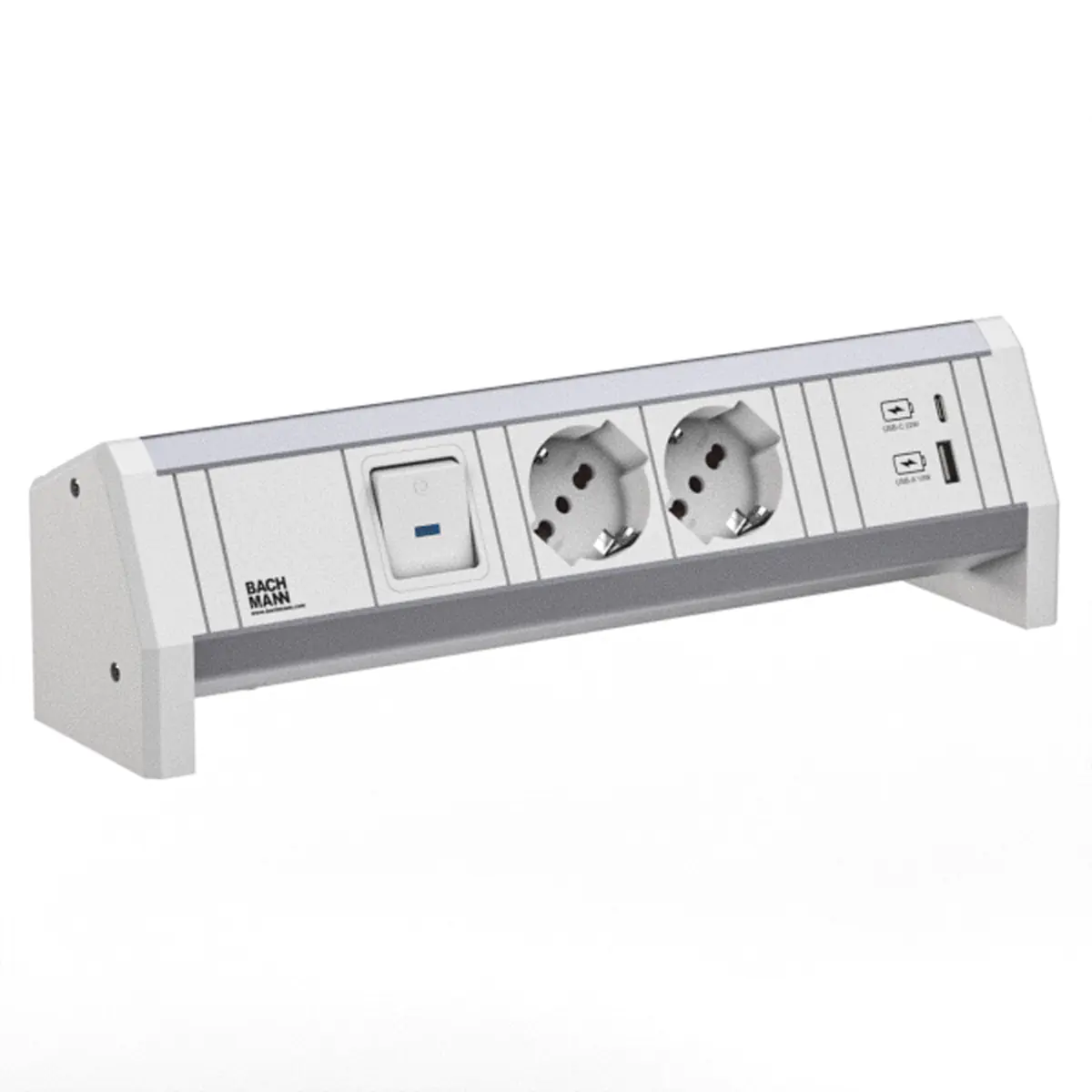 Bachmann DESK 1 - Steckdosenleiste - Eingabe, Eingang GST18 - Ausgangsanschlüsse: 2 (2 x GST18,