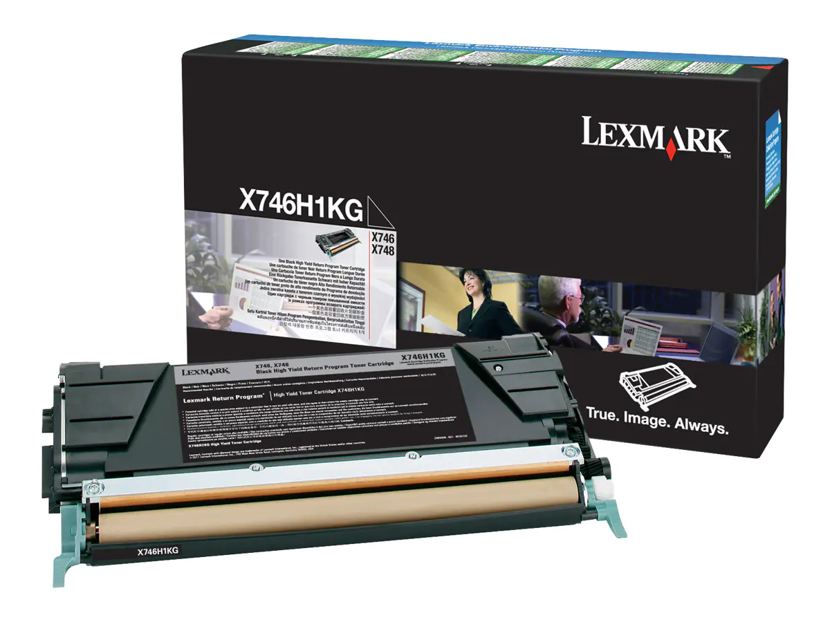 Lexmark Hohe Ergiebigkeit - Schwarz - original X746H1KG