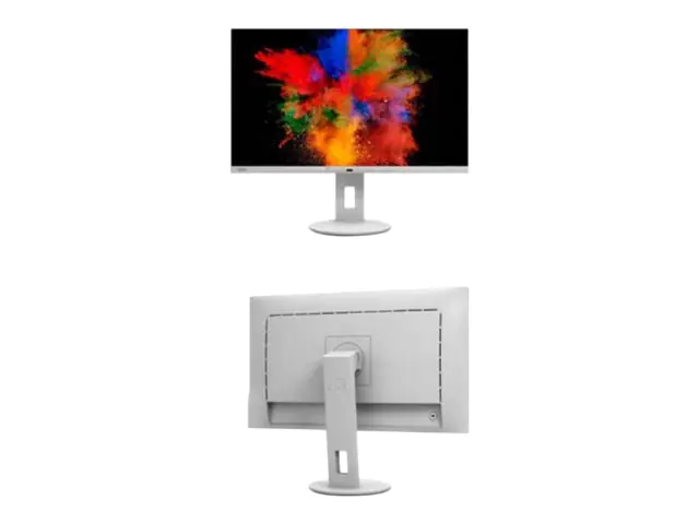 Fujitsu P2711 TE - LED-Monitor - 68.5 cm (27") - 2560 x 1440 QHD - IPS - 350 cd/m² - 1000:1 - 5 ms - HDMI, DisplayPort, USB-C - Lautsprecher - Marble Gray