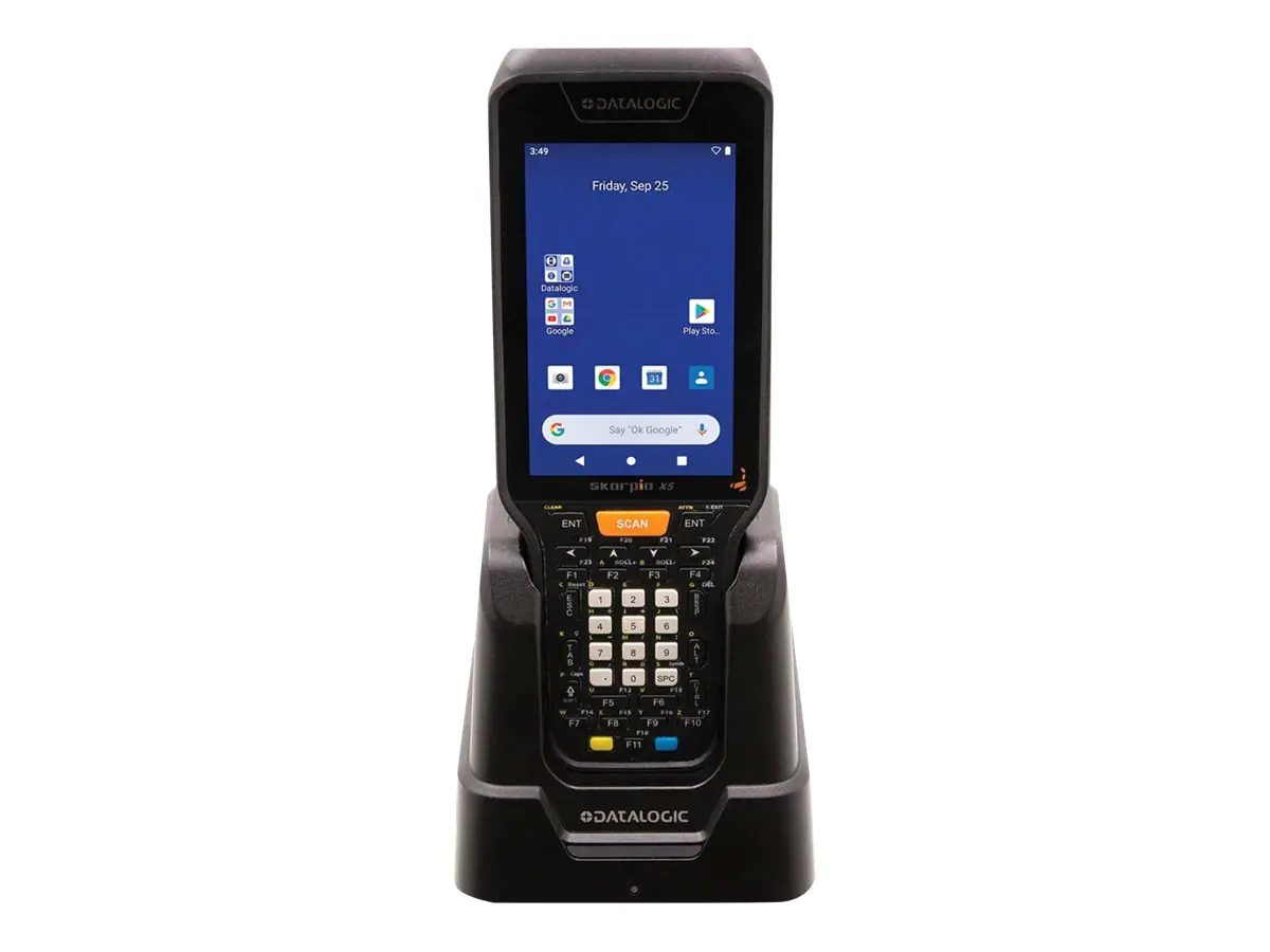 Datalogic Skorpio X5 - Datenerfassungsterminal - robust - Android 10 - 32 GB - 10.9 cm (4.3") Farbe TFT (800 x 480) - Kamera auf Rückseite - Barcodeleser - (2D-Imager) - USB-Host - microSD-Steckplatz - Wi-Fi 5, NFC, Bluetooth