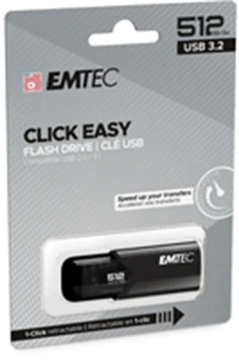 EMTEC B110 Click Easy 3.2 - - Usb Typ-A - 3.2 Gen 2 3.1 2 - Flash-Speicher - unsortiert ECMMD512GB113