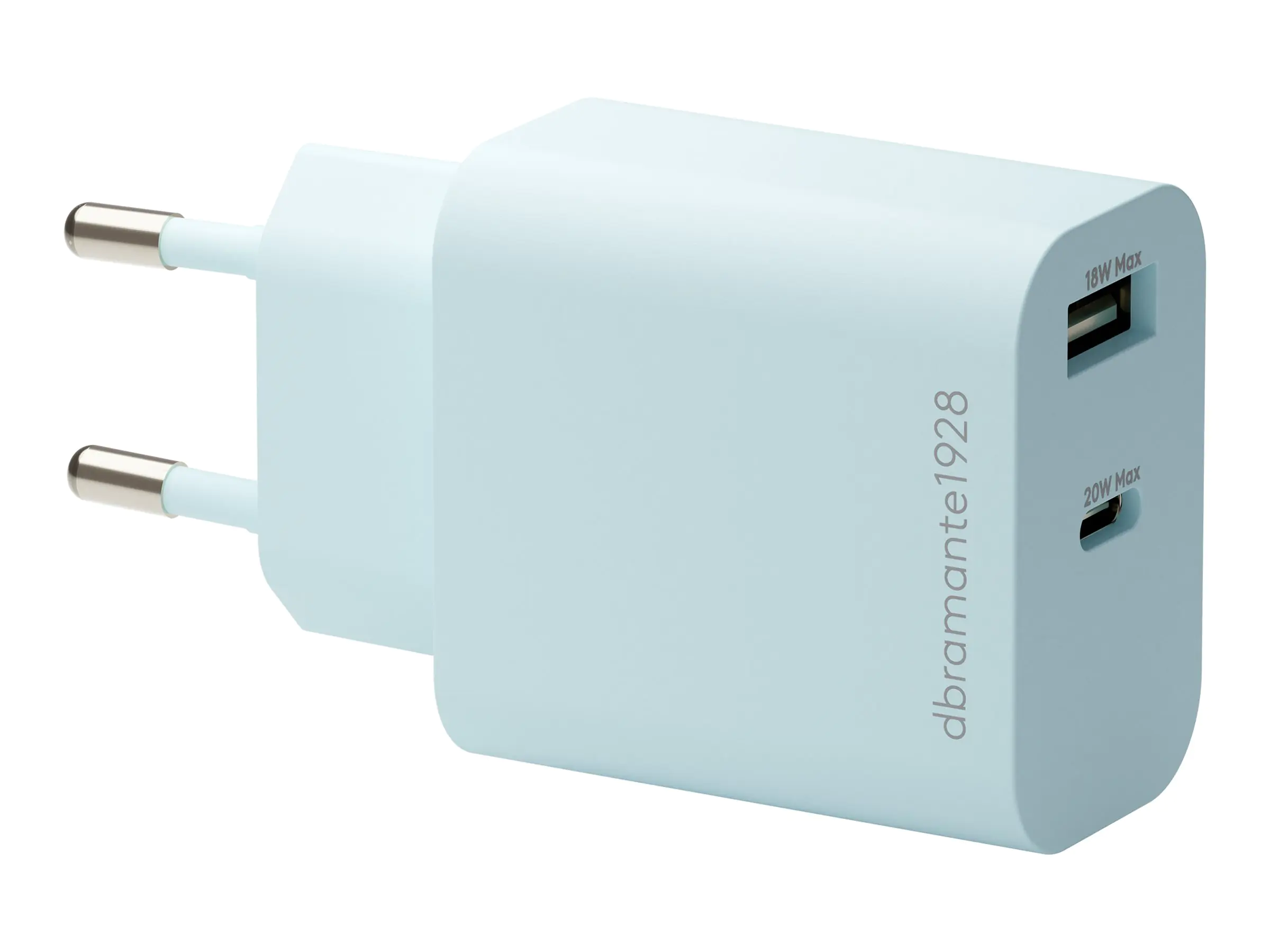 dbramante1928 re-charge - Netzteil - 20 Watt - 2 Ausgabeanschlussstellen (USB-C, USB) CH18EUBL7205