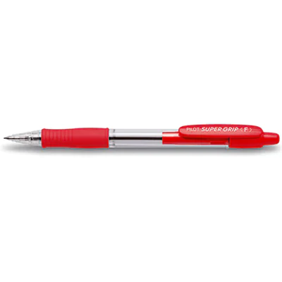 PILOT Kugelschreiber Super Grip F 2028002 Druckmechanik Mine rot PILOT Kugelschreiber Super Grip F 2028002 Druckmechanik Mine rot