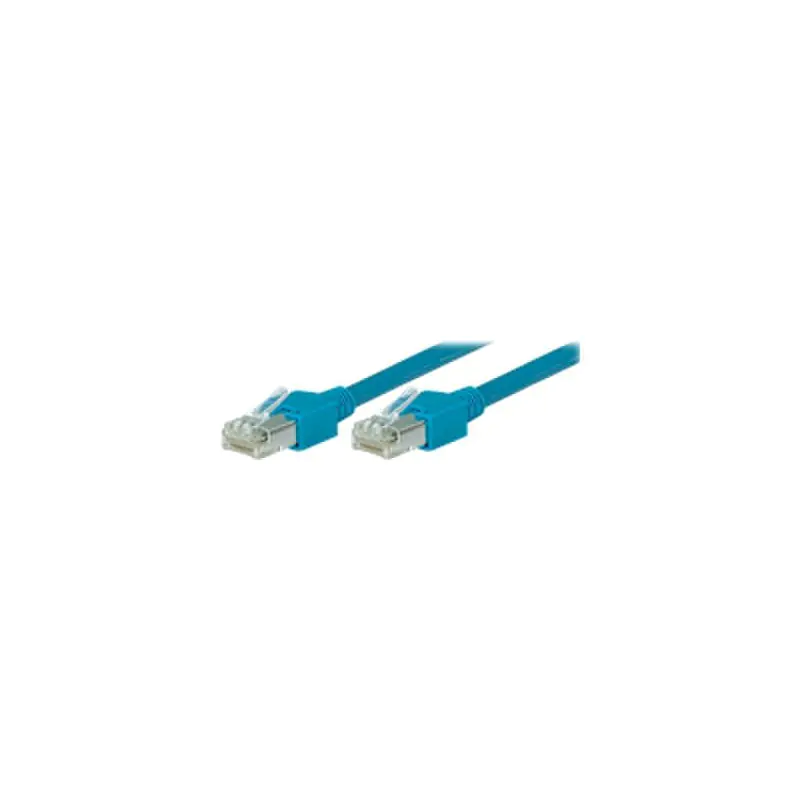 exertis Connect - Patch-Kabel - RJ-45 (M) zu RJ-45 (M) - 1 m - SF/UTP - CAT 5e - Blau