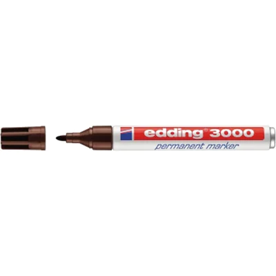 edding Permanentmarker 3000 4-3000018 1,5-3mm Rundspitze d.br edding Permanentmarker 3000 4-3000018 1,5-3mm Rundspitze d.br