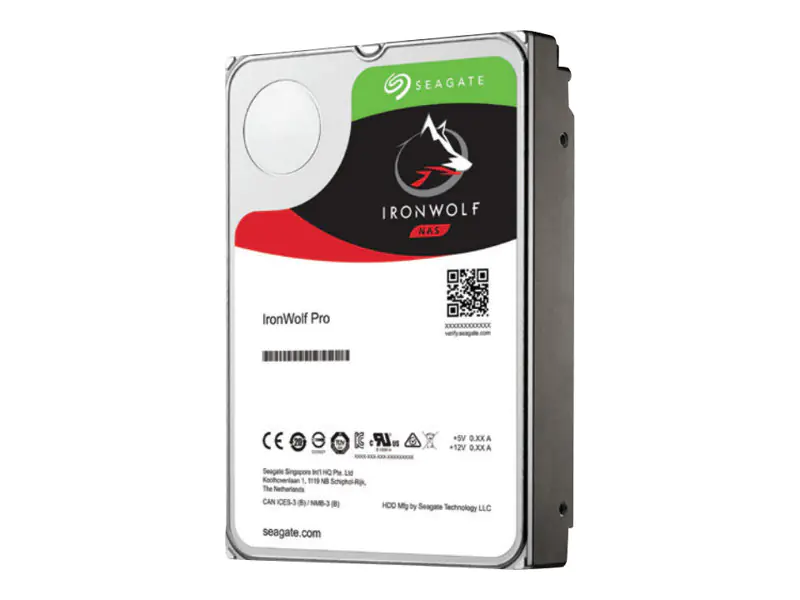 Seagate IronWolf Pro ST4000NE001 - Festplatte - 4 TB - intern - 3.5" (8.9 cm) - SATA 6Gb/s - 7200 rpm - Puffer: 256 MB - mit 2-jähriger Wartungsvertrag für Datenwiederherstellung