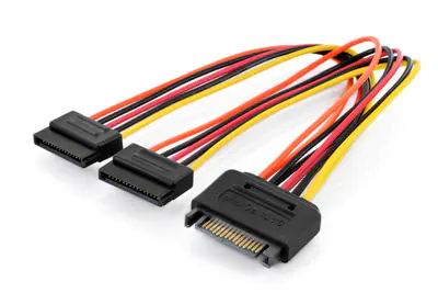 ASSMANN - Netz-Splitter - SATA-Stromstecker (M) bis SATA-Stromstecker (W) - 30 cm - verschieden