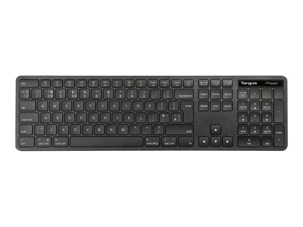 Targus EcoSmart - Tastatur - full size - antimicrobial