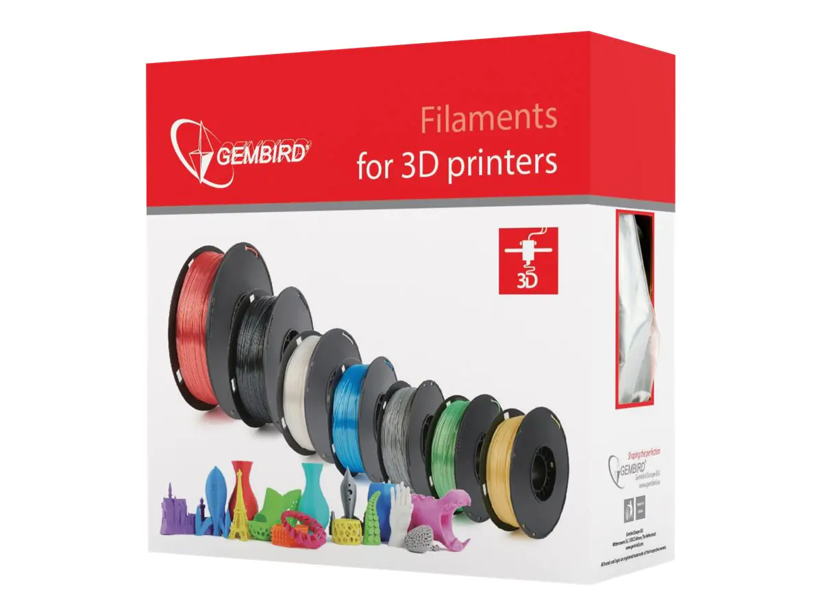 Gembird Fluoreszierend gelb - 1 kg - 400 m - ABS-Filament (3D) 3DP-ABS1.75-01-FY