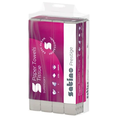 Satino Papierhandtuch 276620 2lg. 20,6x24cm Z-Falz ws 25x150Bl. Satino Papierhandtuch 276620 2lg. 20,6x24cm Z-Falz ws 25x150Bl.