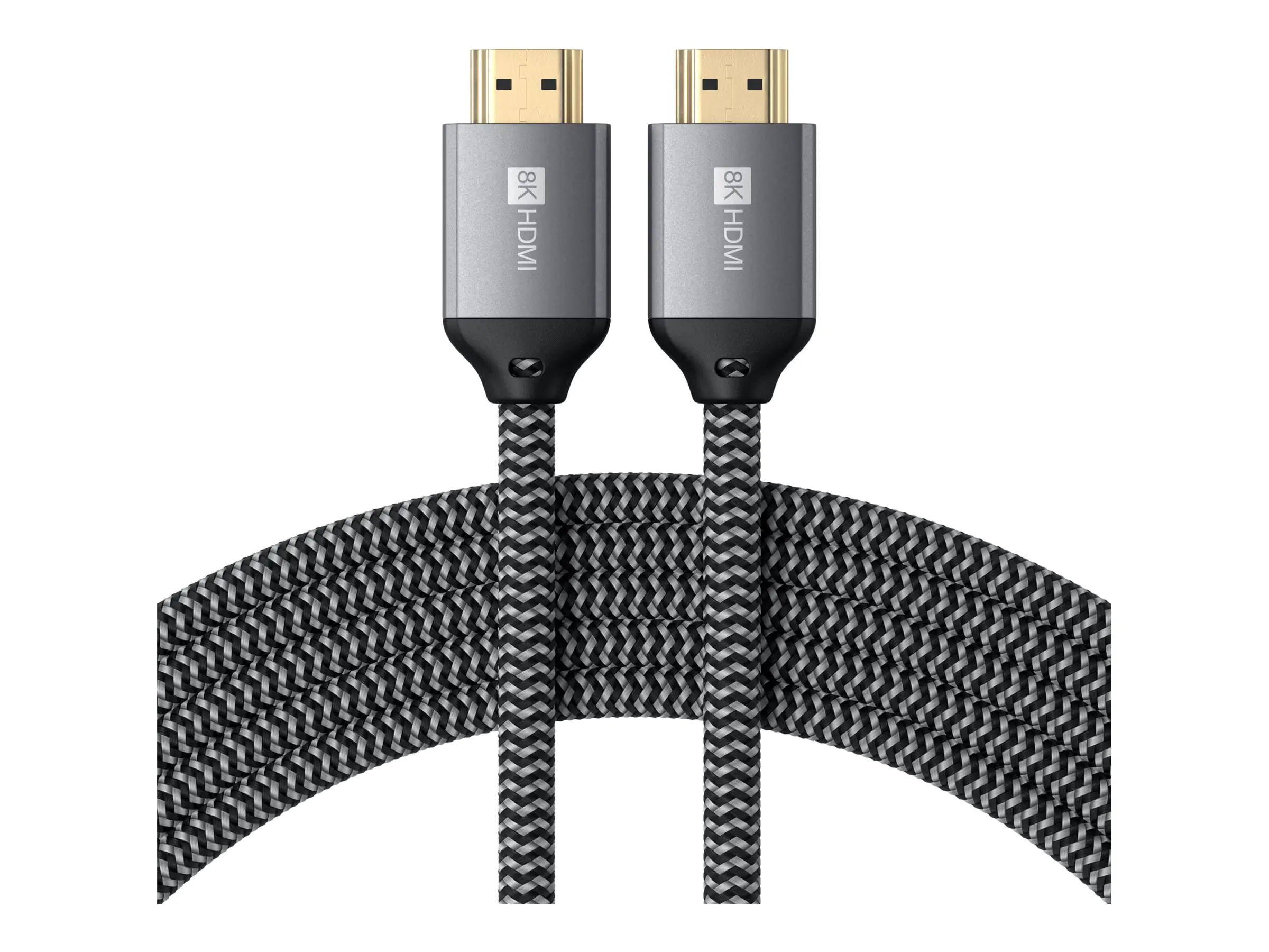 Satechi ST-8KHC2MM - 2 m - HDMI Typ A (Standard) - HDMI Typ A (Standard) - Grau