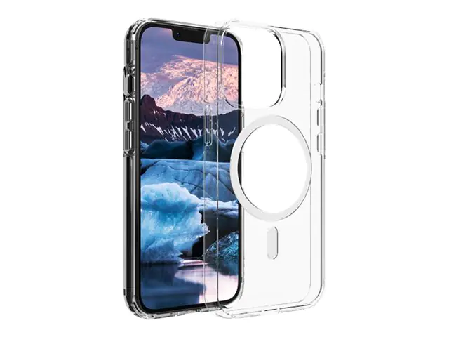 dbramante1928 Iceland Pro - Hintere Abdeckung für Mobiltelefon - kompatibel mit MagSafe - Kunststoff - klar - für Apple iPhone 13 Pro