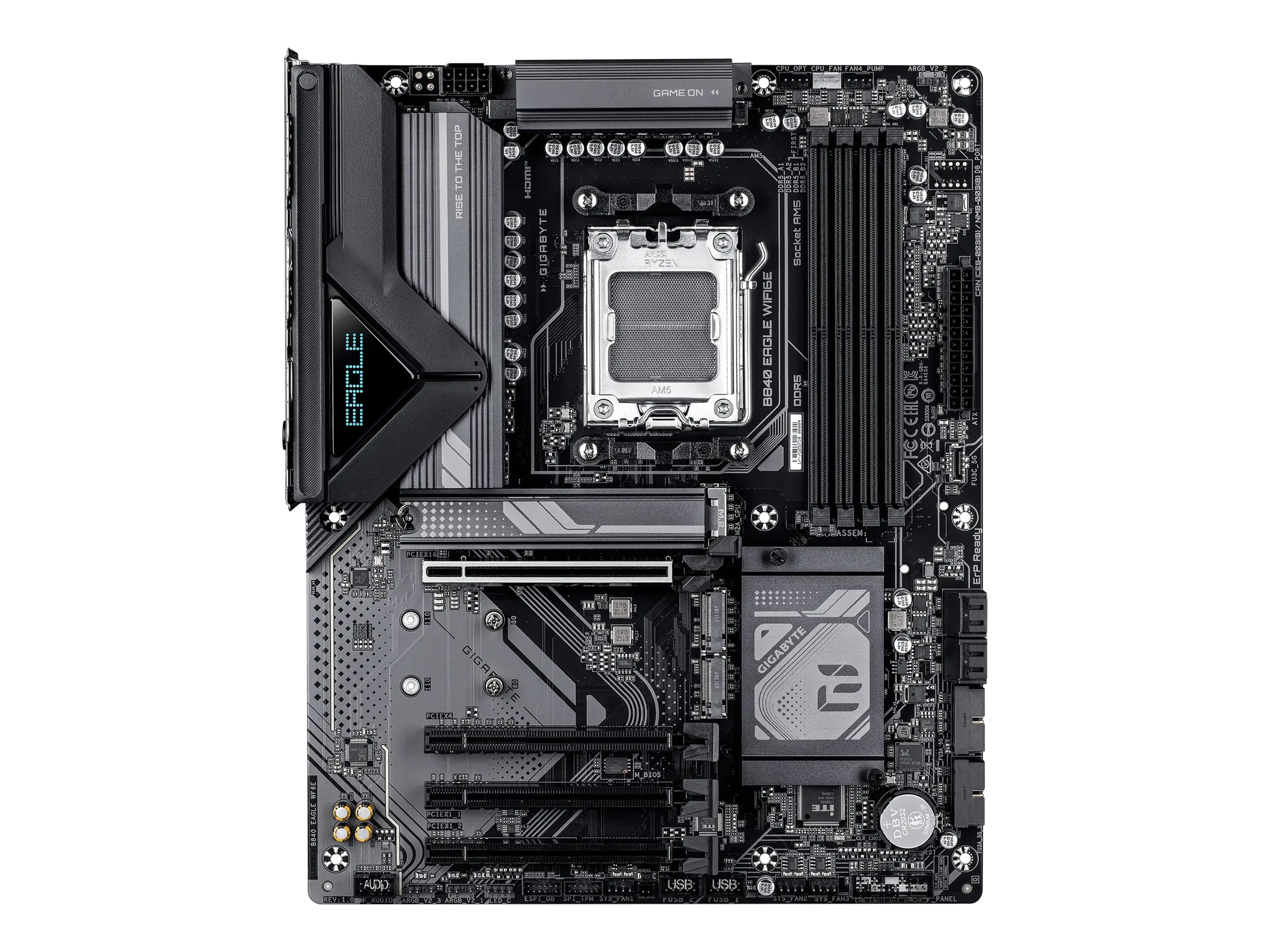 Gigabyte MB GBT AMD AM5 B840 EAGLE WF6E - AMD Sockel AM5 (Ryzen Zen4) - ATX