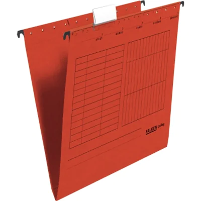 Falken Hängemappe 80002496 A4 seitlich offen Kraftkarton rot Falken Hängemappe 80002496 A4 seitlich offen Kraftkarton rot