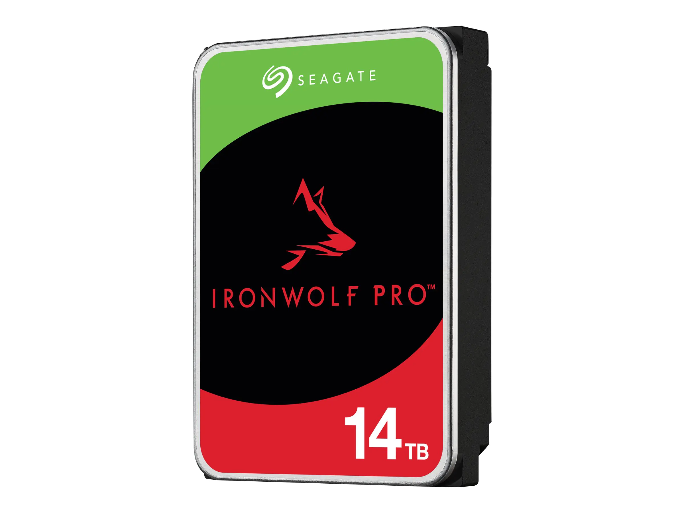 Seagate IronWolf Pro ST14000NEA008 - Festplatte - 14 TB - intern - 3.5" (8.9 cm) - SATA 6Gb/s - 7200 rpm - Puffer: 256 MB - mit 2 Jahre Seagate Rescue Datenwiederherstellung