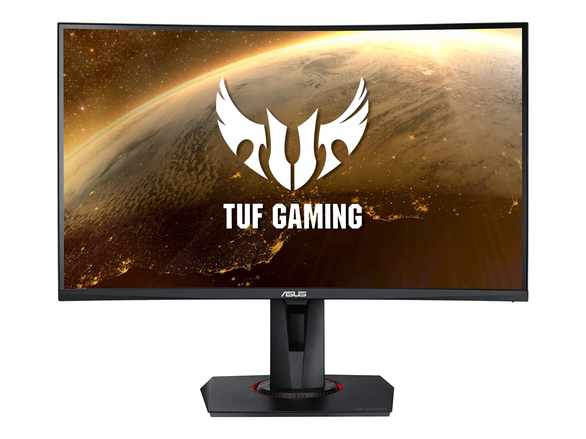 ASUS TUF Gaming VG27WQ - LED-Monitor - Gaming - gebogen - 68.6 cm (27") - 2560 x 1440 WQHD @ 165 Hz - VA - 400 cd/m² - 3000:1 - DisplayHDR 400 - 1 ms - 2xHDMI, DisplayPort - Lautsprecher