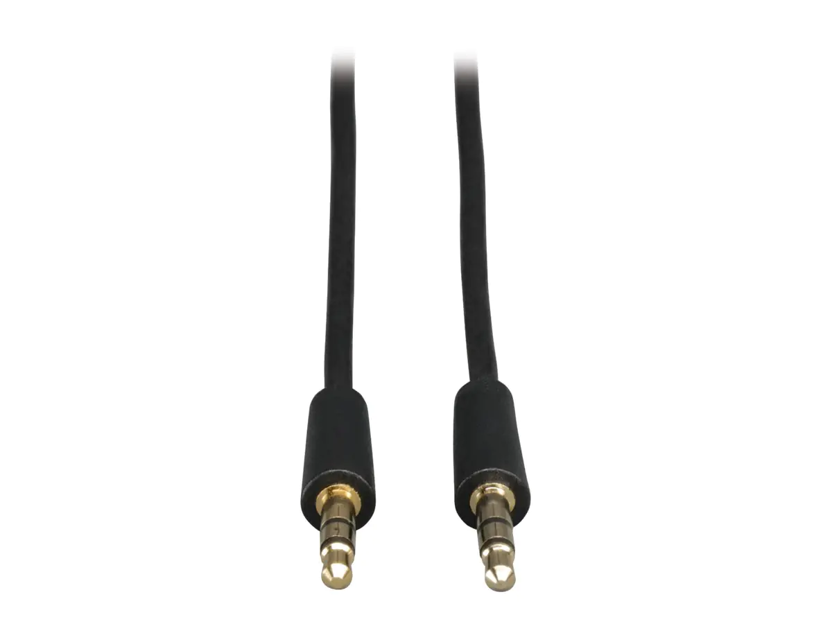Eaton Tripp Lite Series 3.5mm Mini Stereo Audio Cable for Microphones, Speakers and Headphones (M/M), 6 ft. (1.83 m) - Audiokabel - mini-phone stereo 3.5 mm männlich zu mini-phone stereo 3.5 mm männlich - 1.8 m