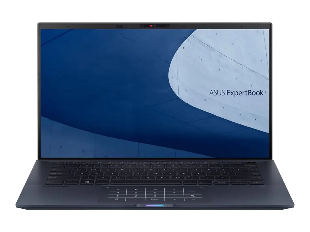 ASUS ExpertBook B9 OLED B9403CVA-KM0153X - Intel Core i7 1355U - vPro Essentials - Win 11 Pro - Intel Iris Xe Grafikkarte - 32 GB RAM - 1 TB SSD NVMe - 35.6 cm (14") OLED 2880 x 1800 (WQXGA+) @ 90 Hz - Wi-Fi 6E, Bluetooth - Star Black