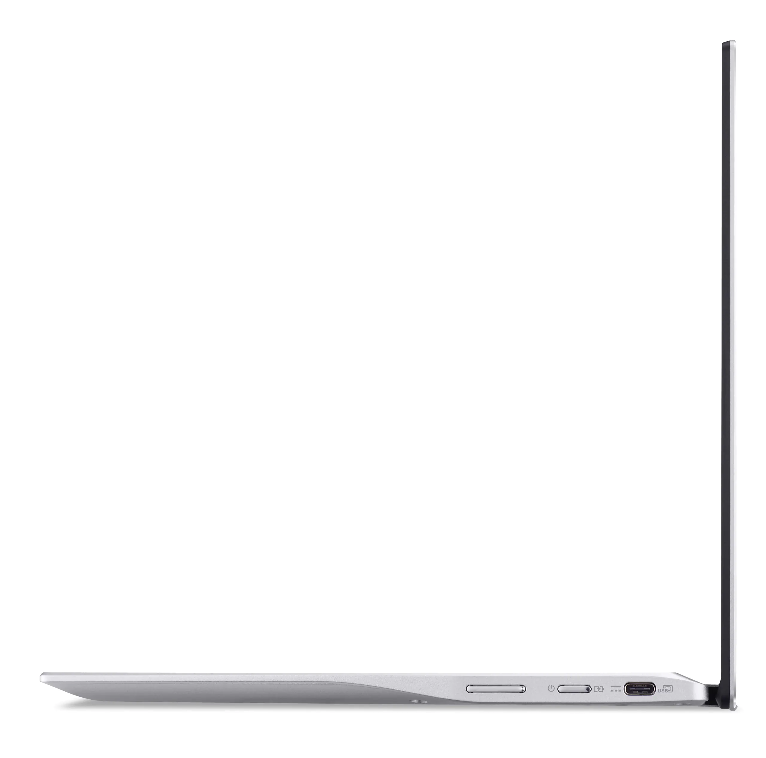 Acer Chromebook Spin 513 CP513-1H - Flip-Design - Snapdragon 7c Kryo 468 - Chrome OS - Qualcomm Adreno 618 - 4 GB RAM - 64 GB eMMC - 33.8 cm (13.3") IPS Touchscreen 1920 x 1080 (Full HD) - Wi-Fi 5 - Reines Silber - kbd: Deutsch