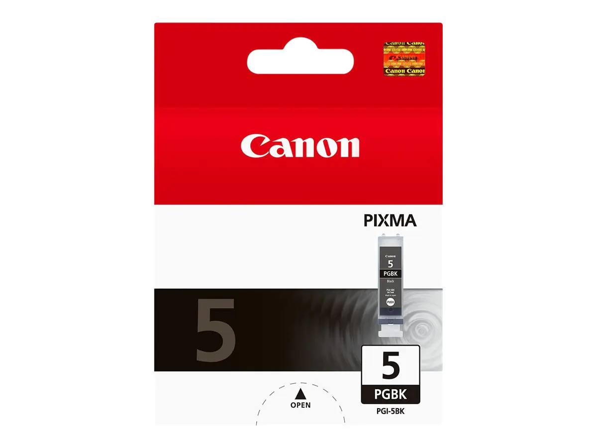 Canon PGI-5BK - 26 ml - pigmentiertes Schwarz - Original - Tintenbehälter - für PIXMA iP3500, iP4500, iP5300, MP510, MP520, MP600, MP610, MP810, MP960, MP970, MX700