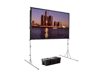Da-Lite Screen Da-Lite Fast-Fold Deluxe Screen Series Portable Folding Frame Screen - 130"