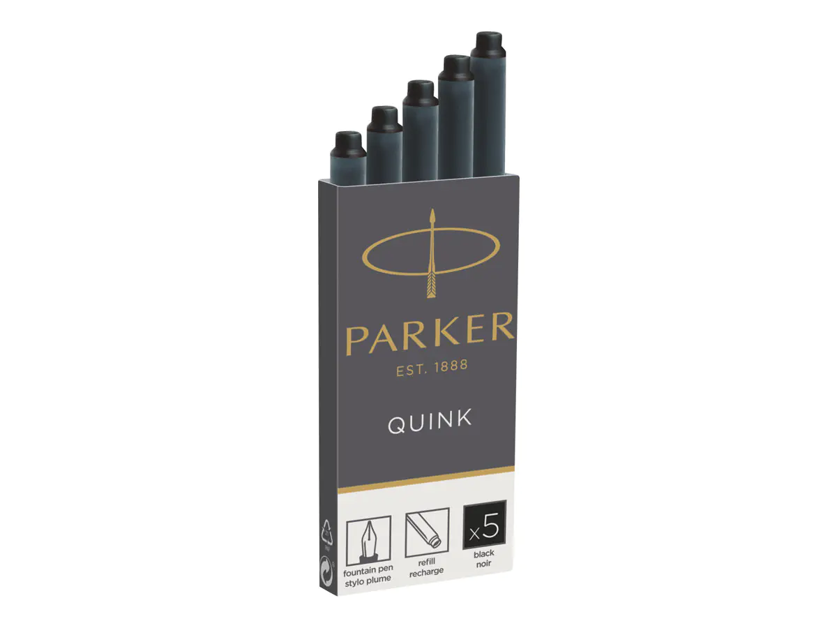 Parker Tintenpatrone Quink Z44 1950382 S0116200 sw 5 St./Pack.